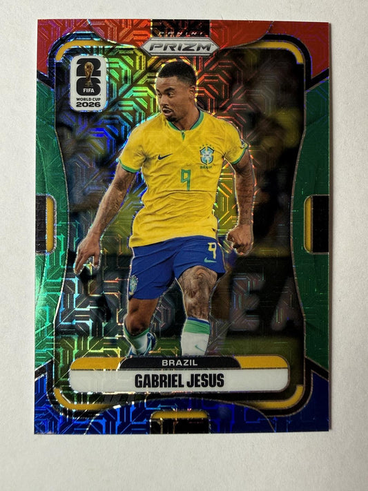 2026 Panini Prizm FIFA World Cup Gabriel Jesus #95 RGB Mojo Prizm Brazil