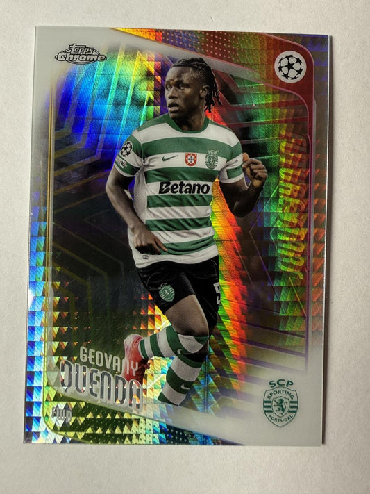 2025-26 Topps UEFA Club Competitions Geovany Quenda #95 Sporting