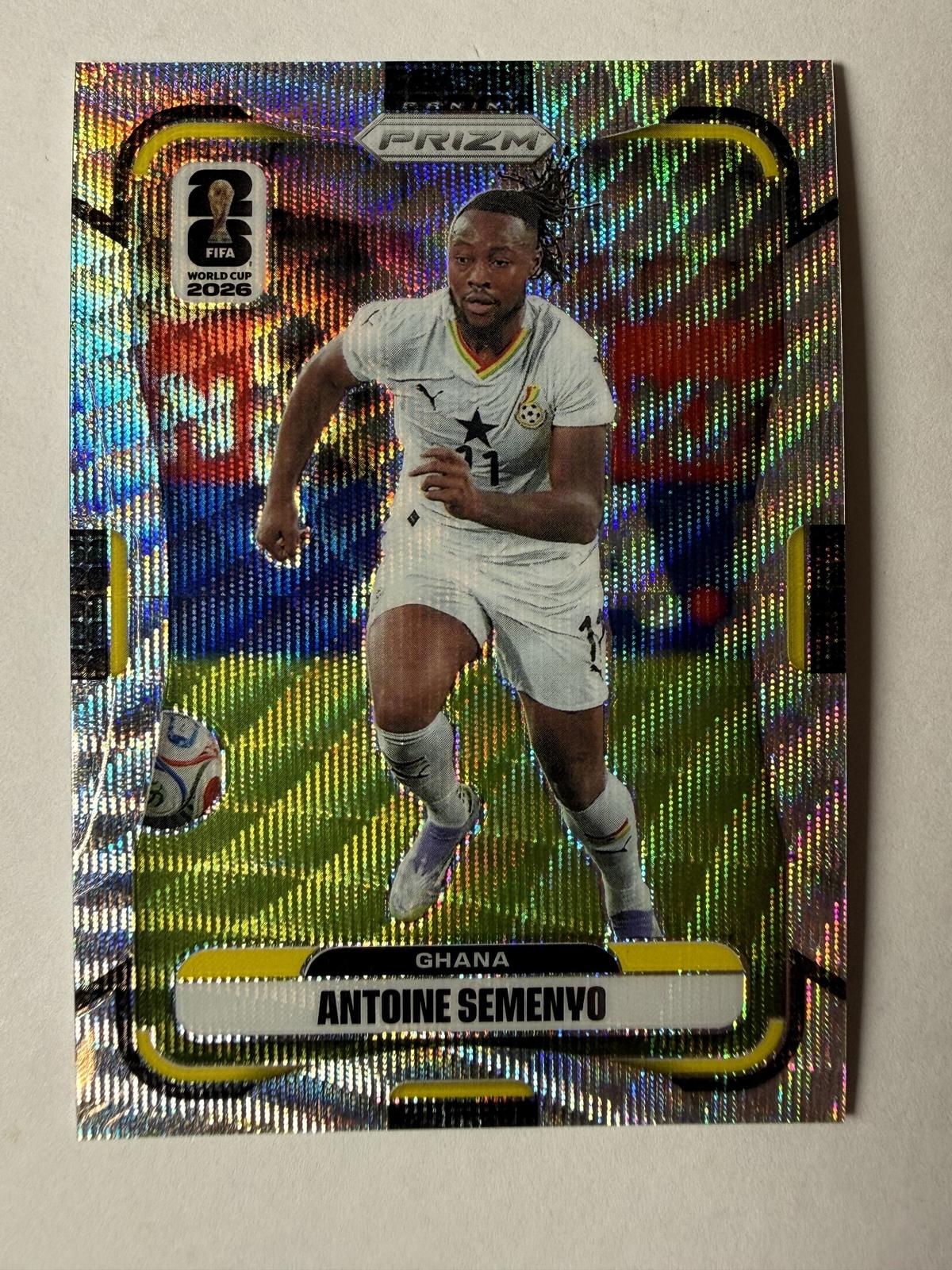 2026 Panini Prizm FIFA World Cup Antoine Semenyo #226 Wave Prizm Ghana