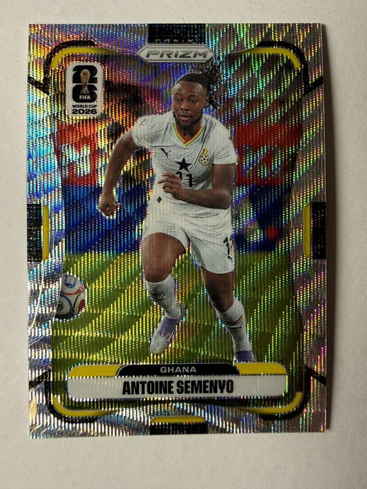 2026 Panini Prizm FIFA World Cup Antoine Semenyo #226 Wave Prizm Ghana