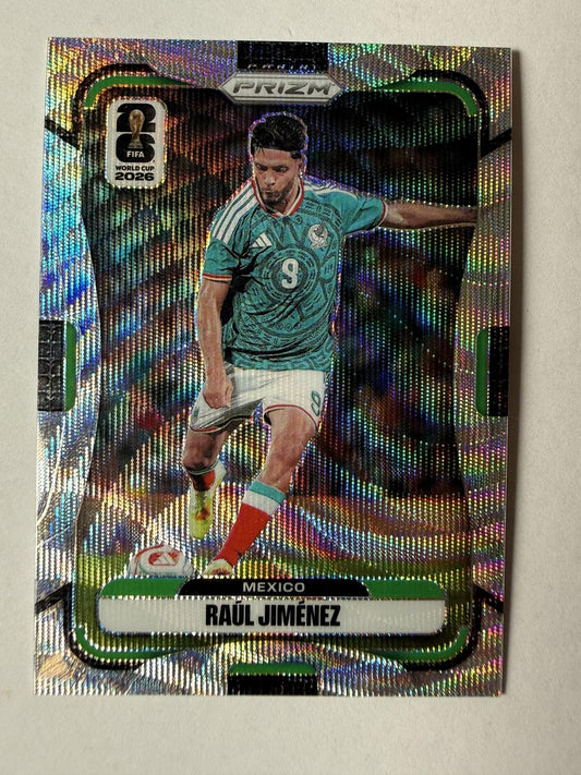 2026 Panini Prizm FIFA World Cup Raul Jimenez #284 Wave Prizm Mexico