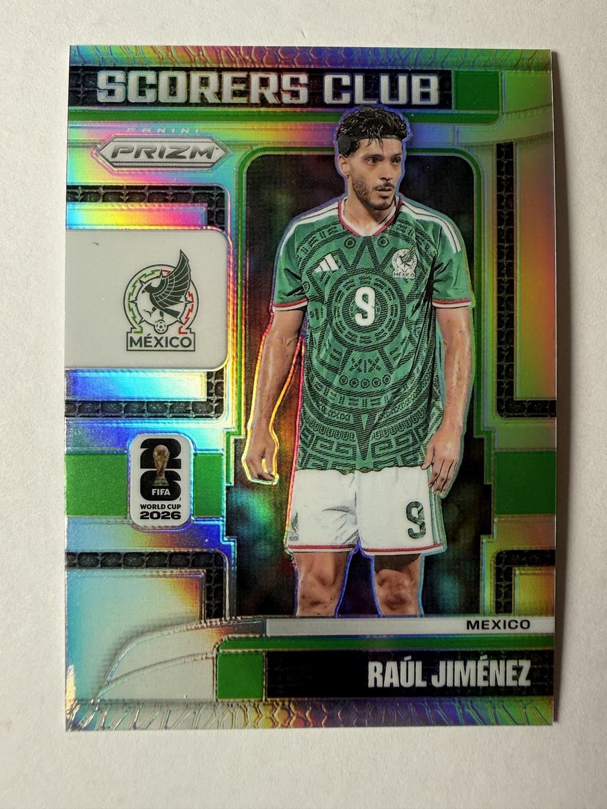 2026 Panini Prizm FIFA World Cup Raul Jimenez #17 Scorers Club Mexico