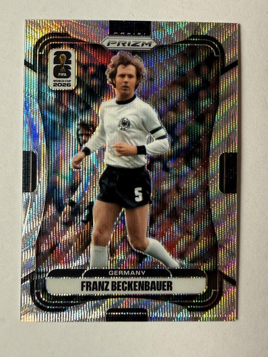 2026 Panini Prizm FIFA World Cup Franz Beckenbauer #63 Wave Prizm Germany