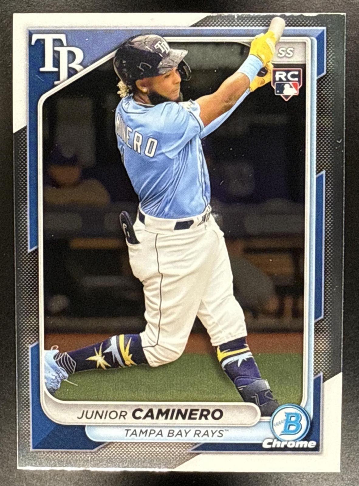 2024 Bowman Chrome Junior Caminero #56 Tampa Bay Rays