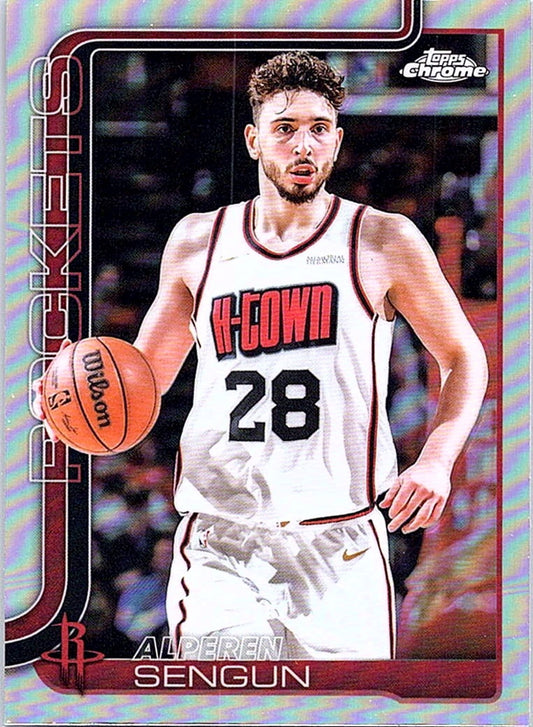 2025-26 Topps Chrome ALPEREN SENGUN #98 Refractor Rockets