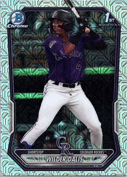 2026 Bowman Mega Box WILDER DALIS #BCP-150 Mojo Refractor 1st Prospect Rockies