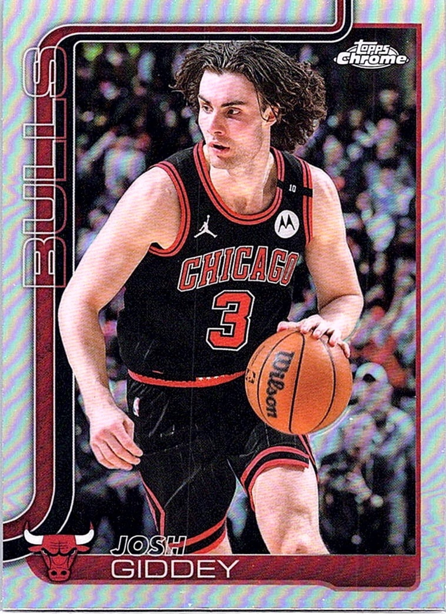 2025-26 Topps Chrome JOSH GIDDEY #48 Refractor Bulls