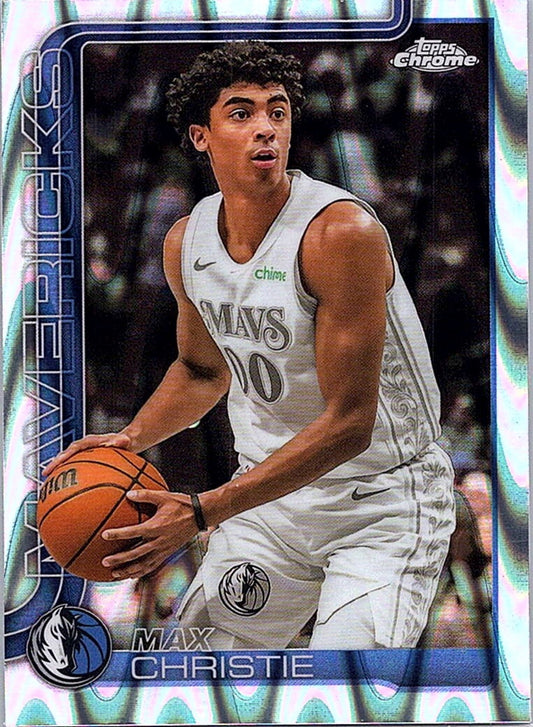 2025-26 Topps Chrome MAX CHRISTIE #33 RayWave Refractor Mavericks