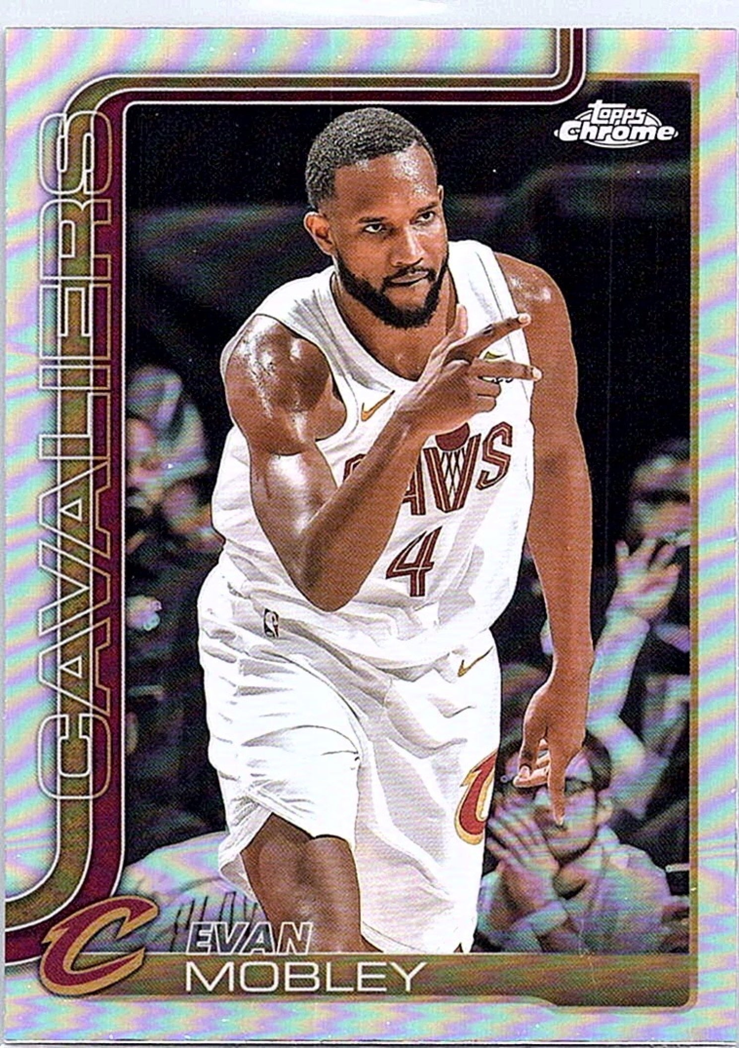 2025-26 Topps Chrome EVAN MOBLEY #67 Refractor Cavaliers