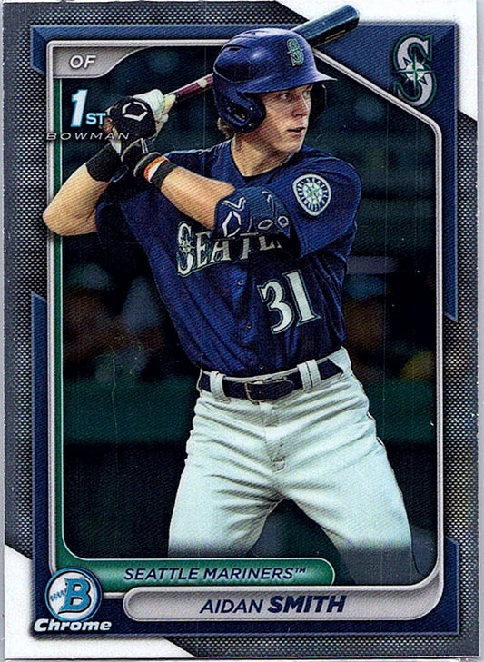 2024 Bowman AIDAN SMITH #BCP-45 1st Prospect Mariners