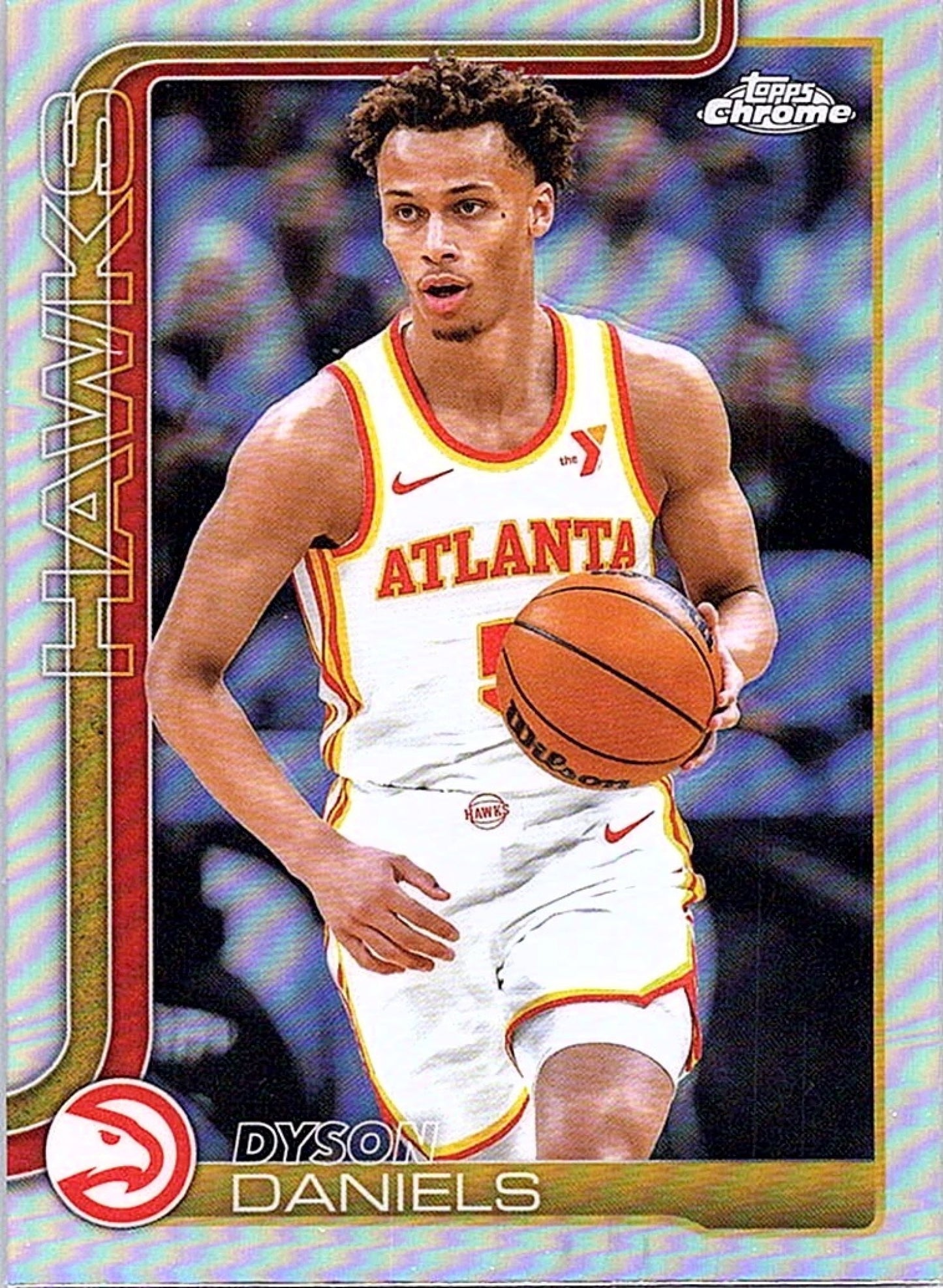 2025-26 Topps Chrome DYSON DANIELS #68 Refractor Hawks