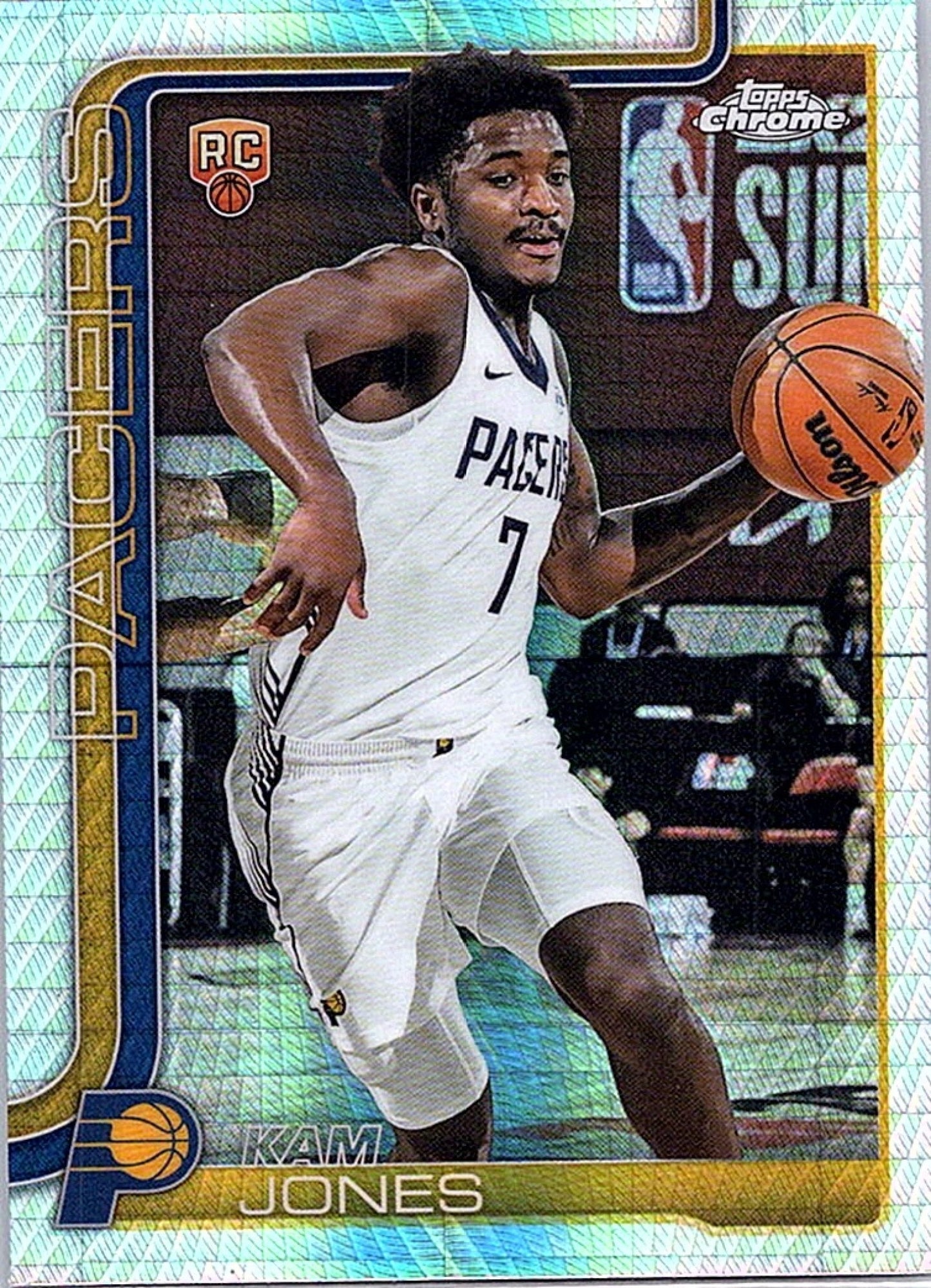 2025-26 Topps Chrome KAM JONES #289 Prism Refractor RC Pacers