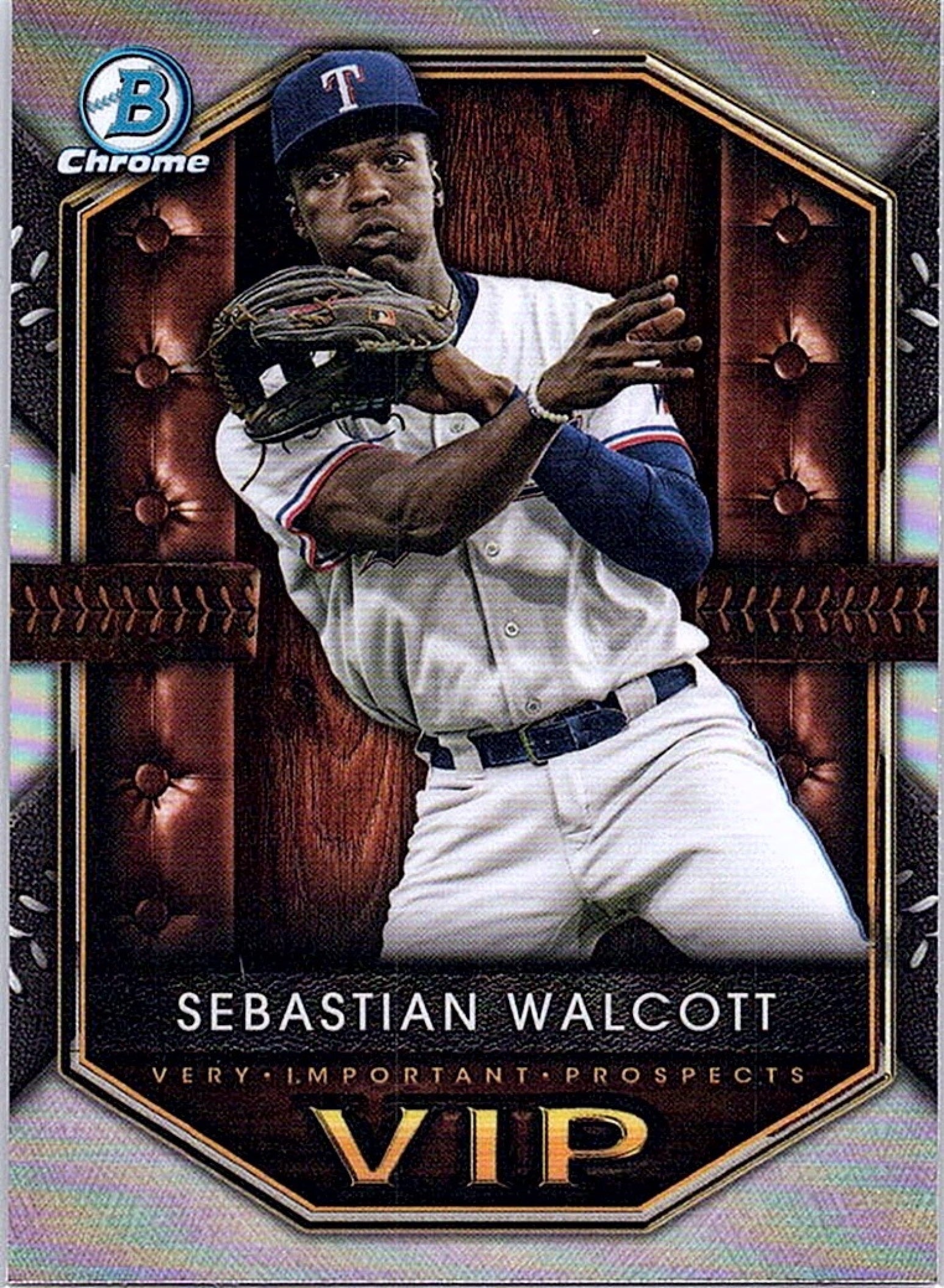 2025 Bowman SEBASTIAN WALCOTT #VIP-3 Rangers