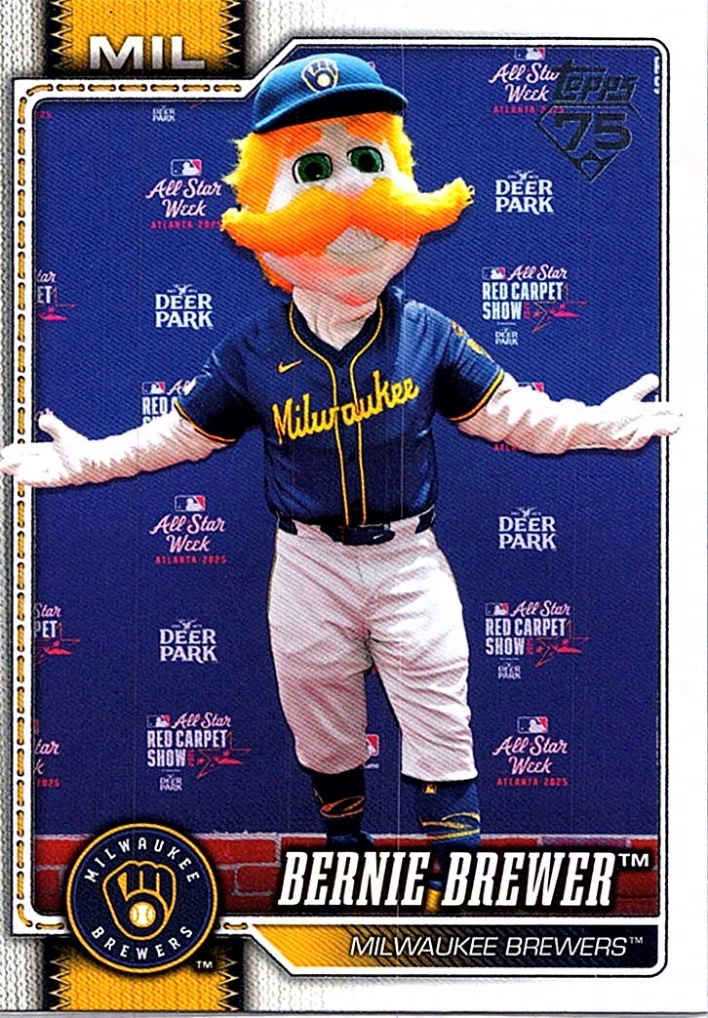 2026 Topps Series 1 BERNIE BREWER #M-5 Brewers