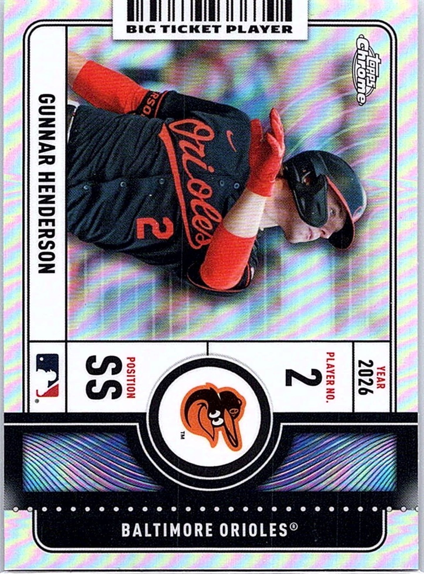 2026 Topps Chrome GUNNAR HENDERSON #BTP-4 Orioles