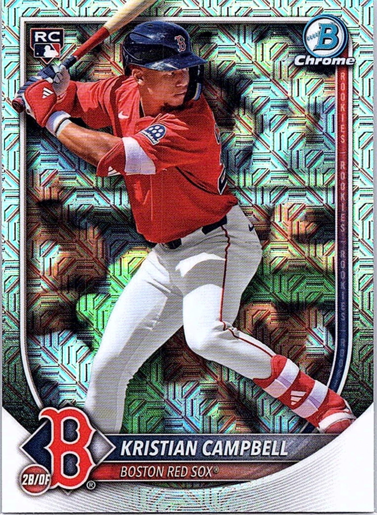 2025 Bowman Chrome Mega Box KRISTIAN CAMPBELL #58 Mojo Refractor RC Red Sox