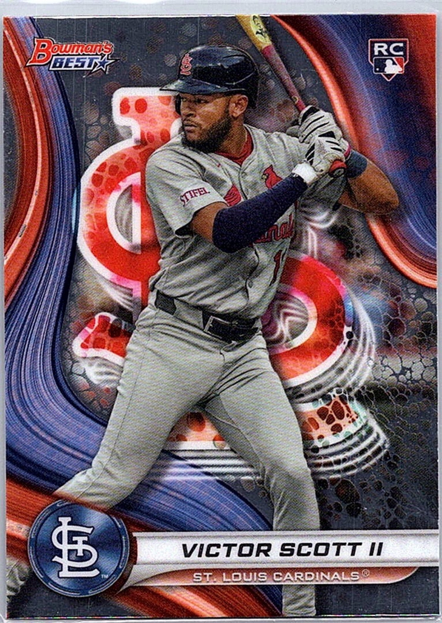 2024 Bowman's Best VICTOR SCOTT II #61 RC Cardinals Baseball Prospect Card