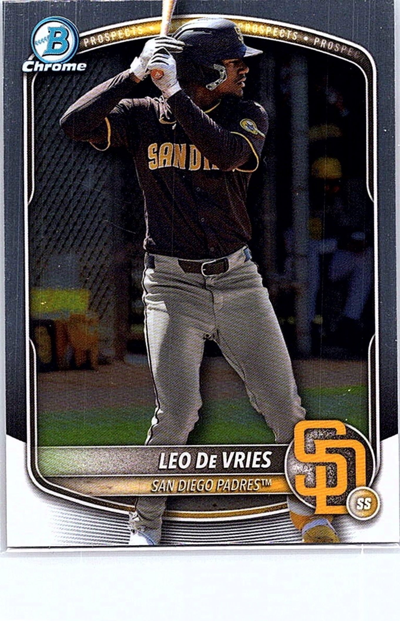 2025 Bowman Chrome LEO DE VRIES #BCP-204 Padres 1st Prospect Baseball RC
