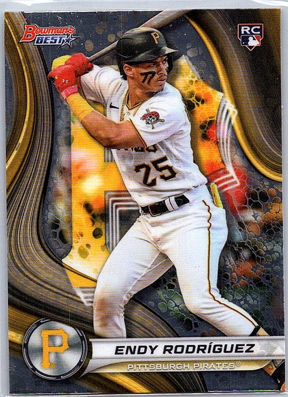 2024 Bowman's Best ENDY RODRIGUEZ #51 RC Pittsburgh Pirates Baseball Card