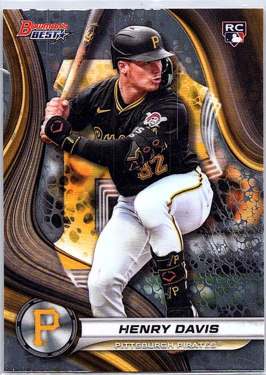 2024 Bowman's Best HENRY DAVIS #50 RC Pittsburgh Pirates Baseball Card
