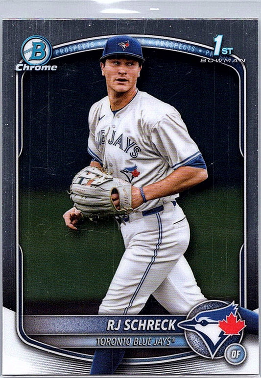 2025 Bowman Chrome RJ SCHRECK #BCP-181 1st Prospect Blue Jays