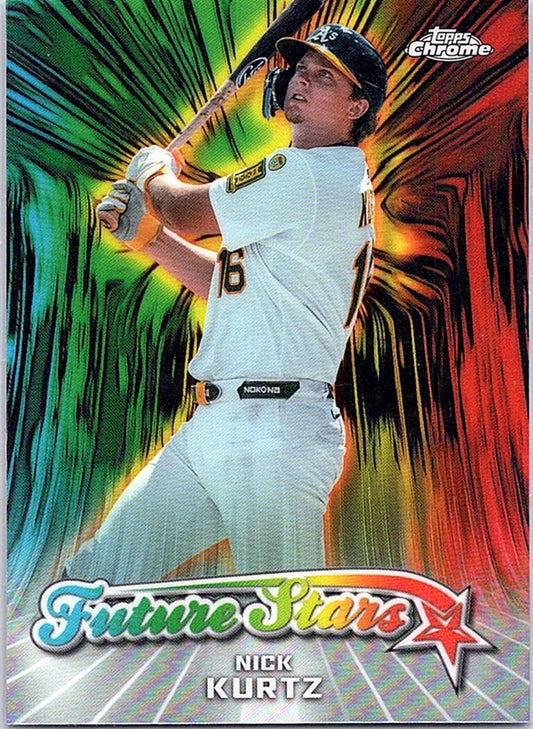 026 Topps Chrome NICK KURTZ #FS-5 Athletics RC Baseball Prospect Card