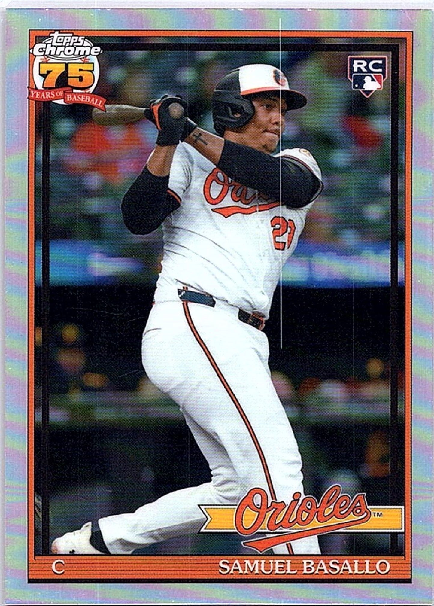 2026 Topps Chrome SAMUEL BASALLO #91CB-17 RC Orioles Baseball Prospect