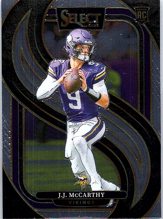 2024 Panini Select J.J. MCCARTHY #134 Premier RC Vikings