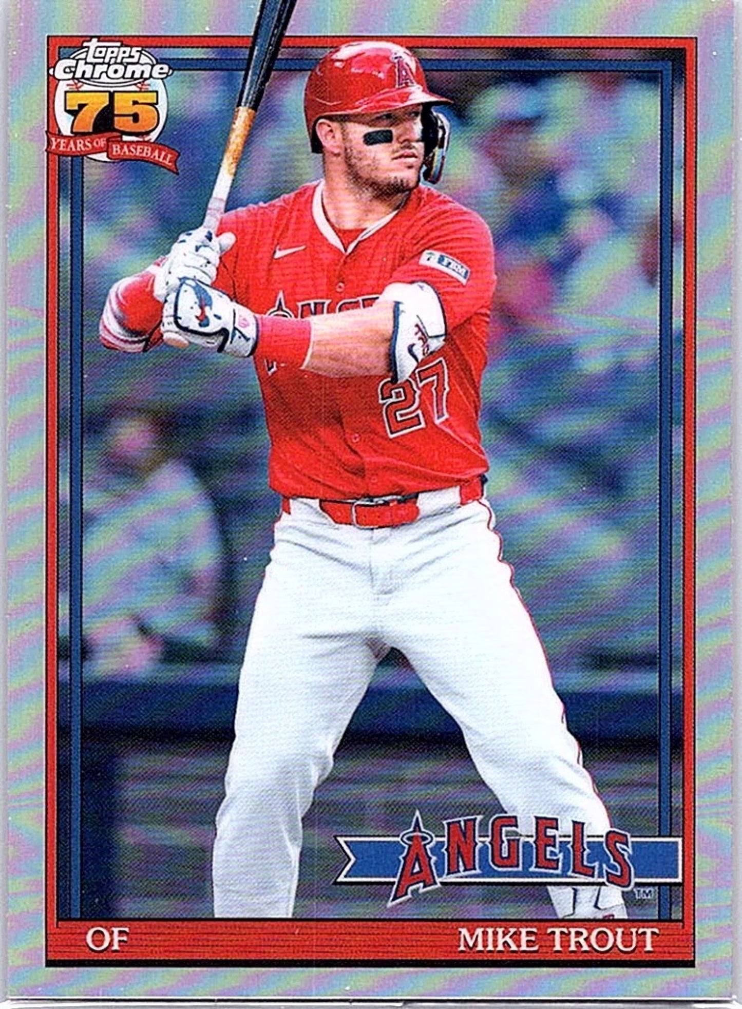 2026 Topps Chrome MIKE TROUT #91CB-6 Angels