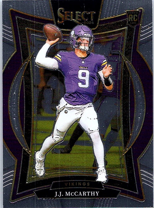 2024 Panini Select J.J. MCCARTHY #24 Concourse RC Vikings