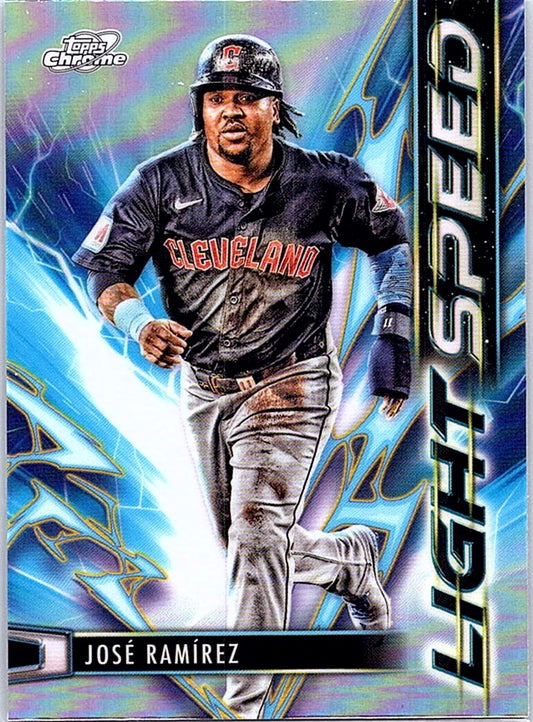 2025 Topps Cosmic Chrome JOSE RAMIREZ #LS-16 Guardians
