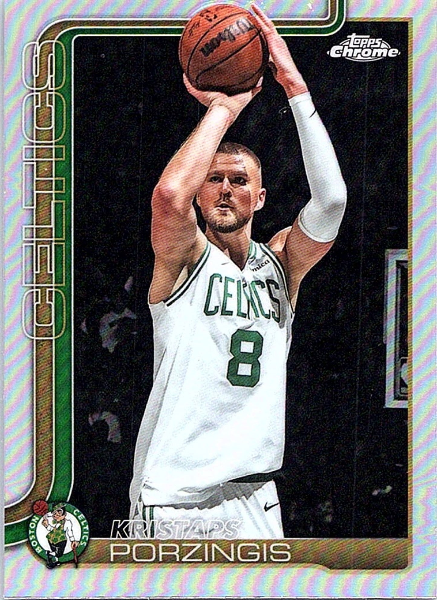 2025-26 Topps Chrome KRISTAPS PORZINGIS #41 Refractor Celtics