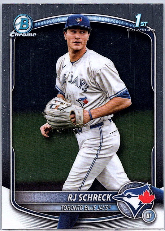 2025 Bowman Chrome RJ SCHRECK #BCP-181 1st Prospect Blue Jays Baseball RC