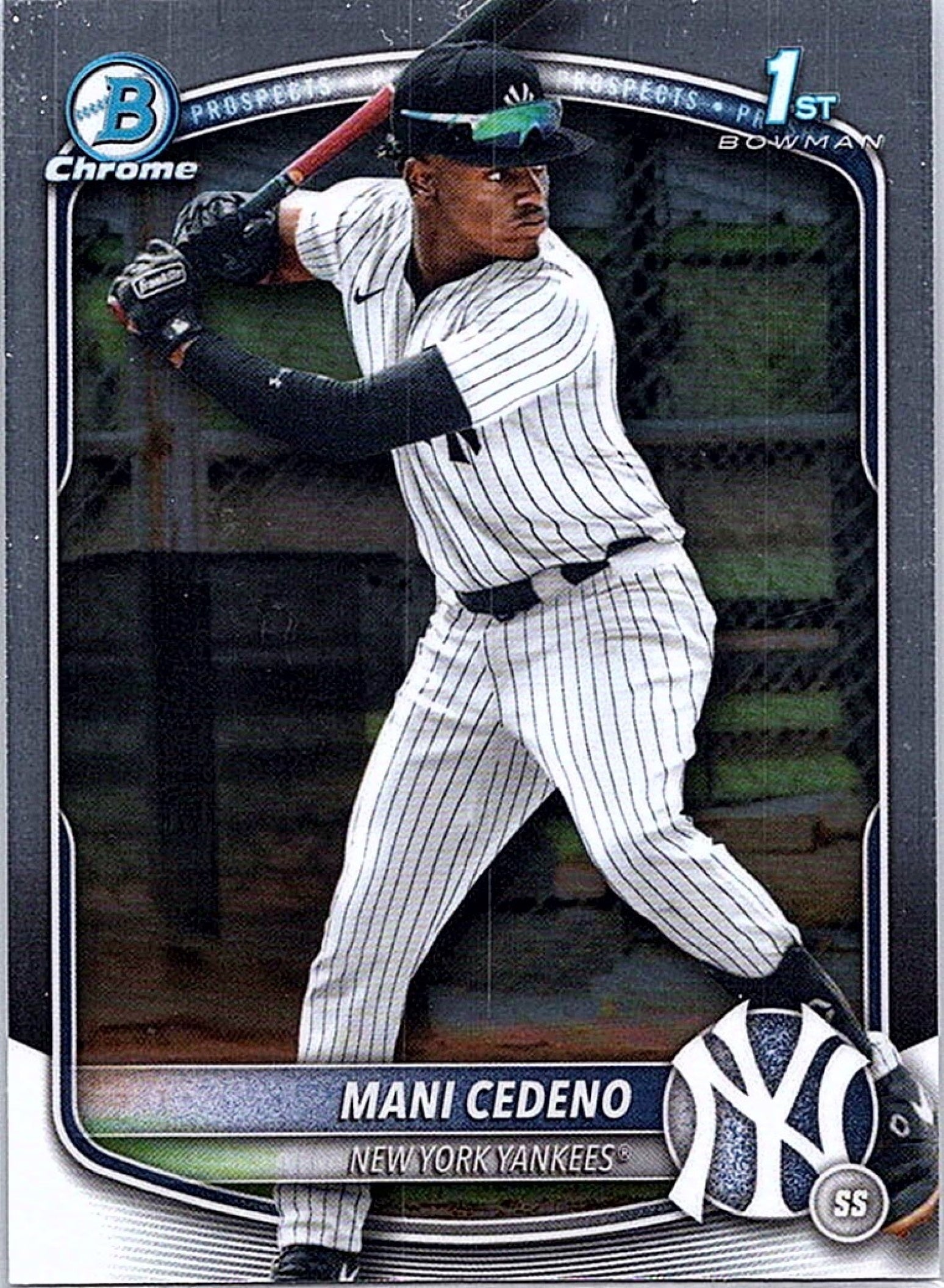 2025 Bowman Chrome MANI CEDENO #BCP-199 1st Prospect Yankees