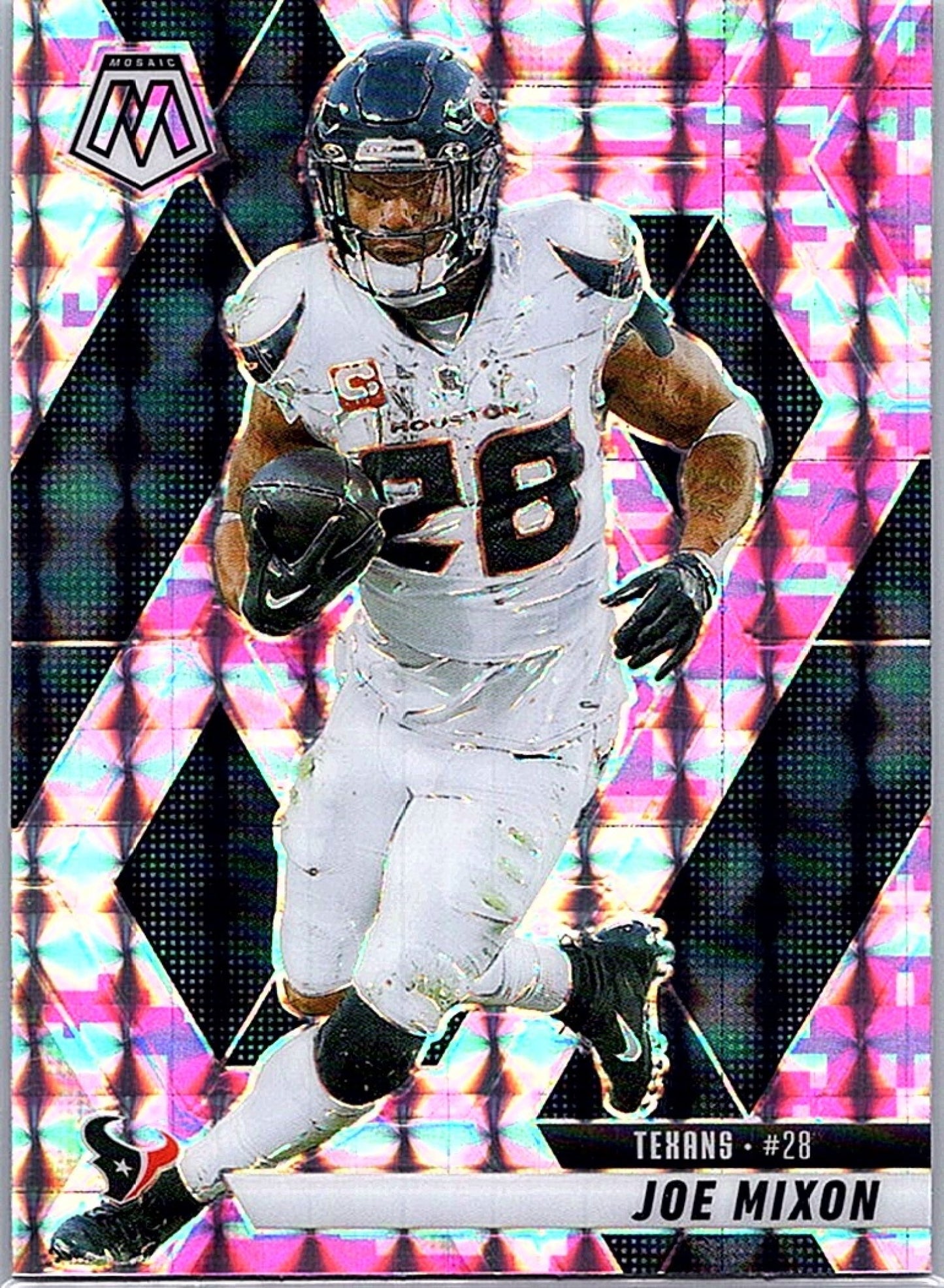 2025 Panini Mosaic JOE MIXON #120 Reactive Purple Prizm Texans