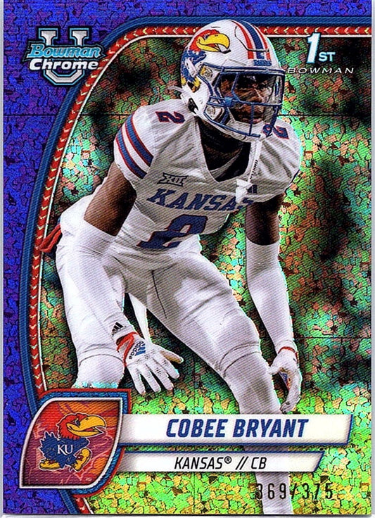 2024 Bowman Chrome University Cobee Bryant #44 Purple Mini Diamond Ref /375