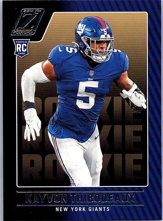 2022 Panini Zenith KAYVON THIBODEAUX #150 Retail RC Giants