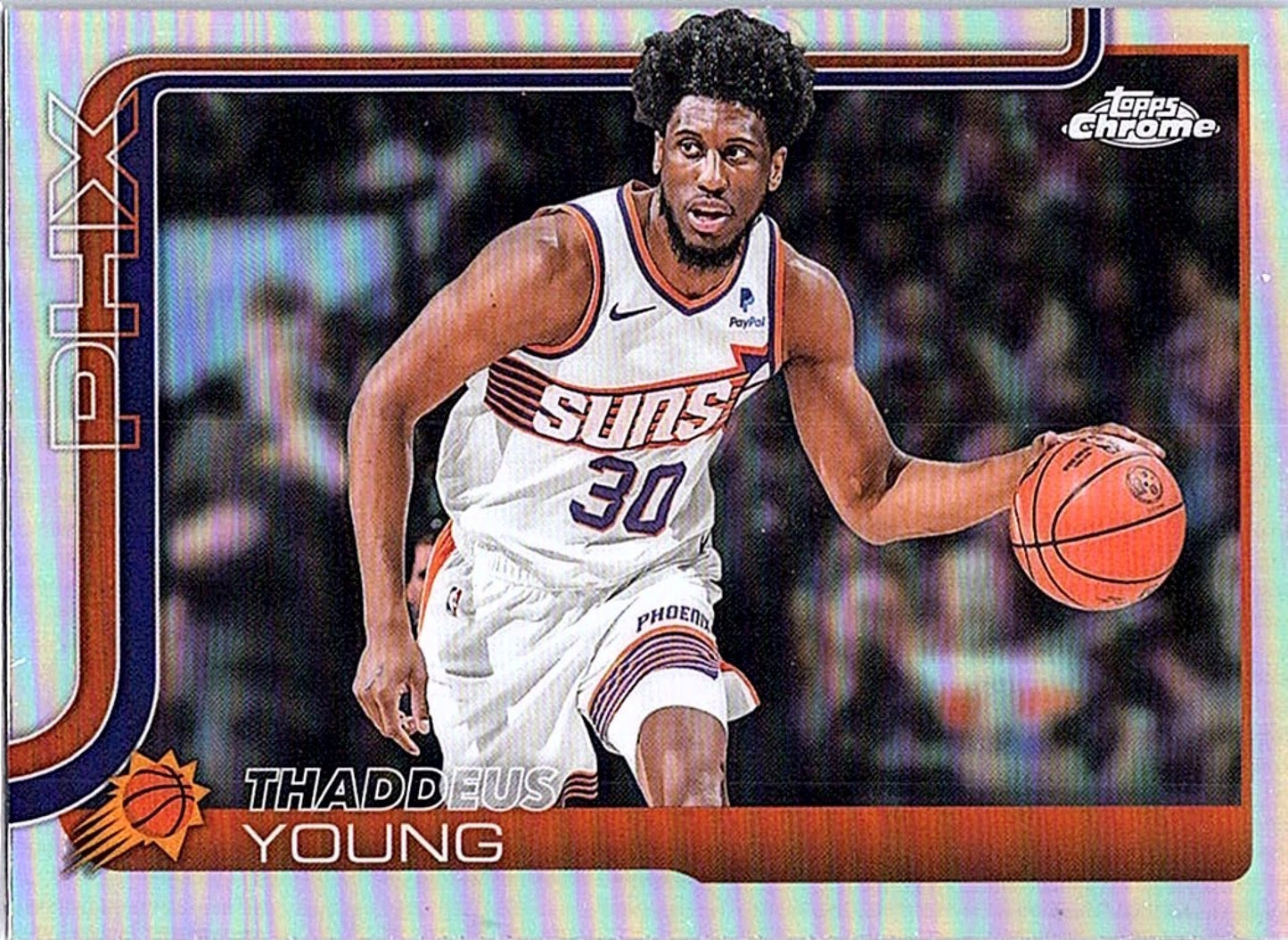 2025-26 Topps Chrome THADDEUS YOUNG #135 Refractor Suns