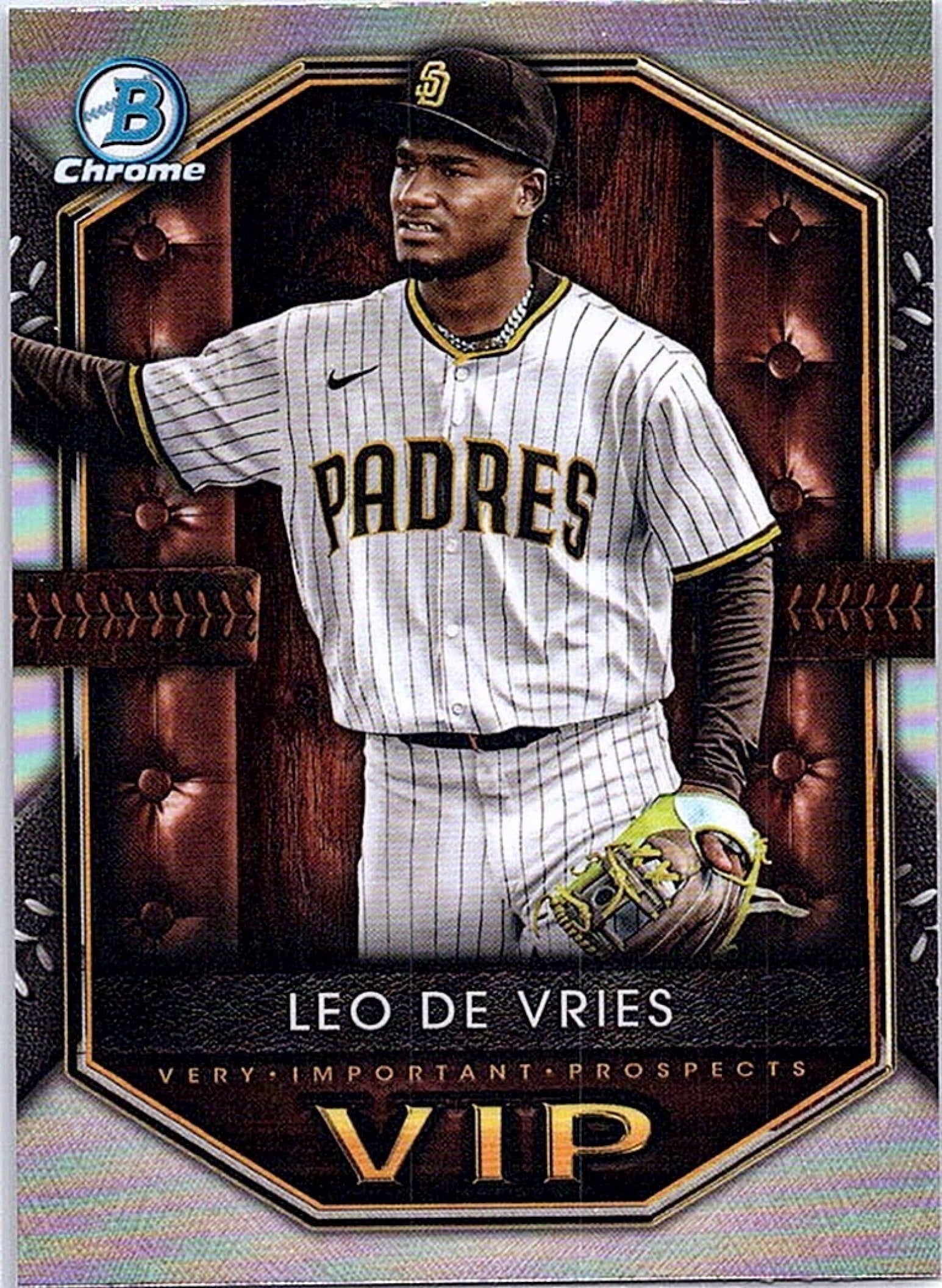 2025 Bowman LEO DE VRIES #VIP-14 Padres