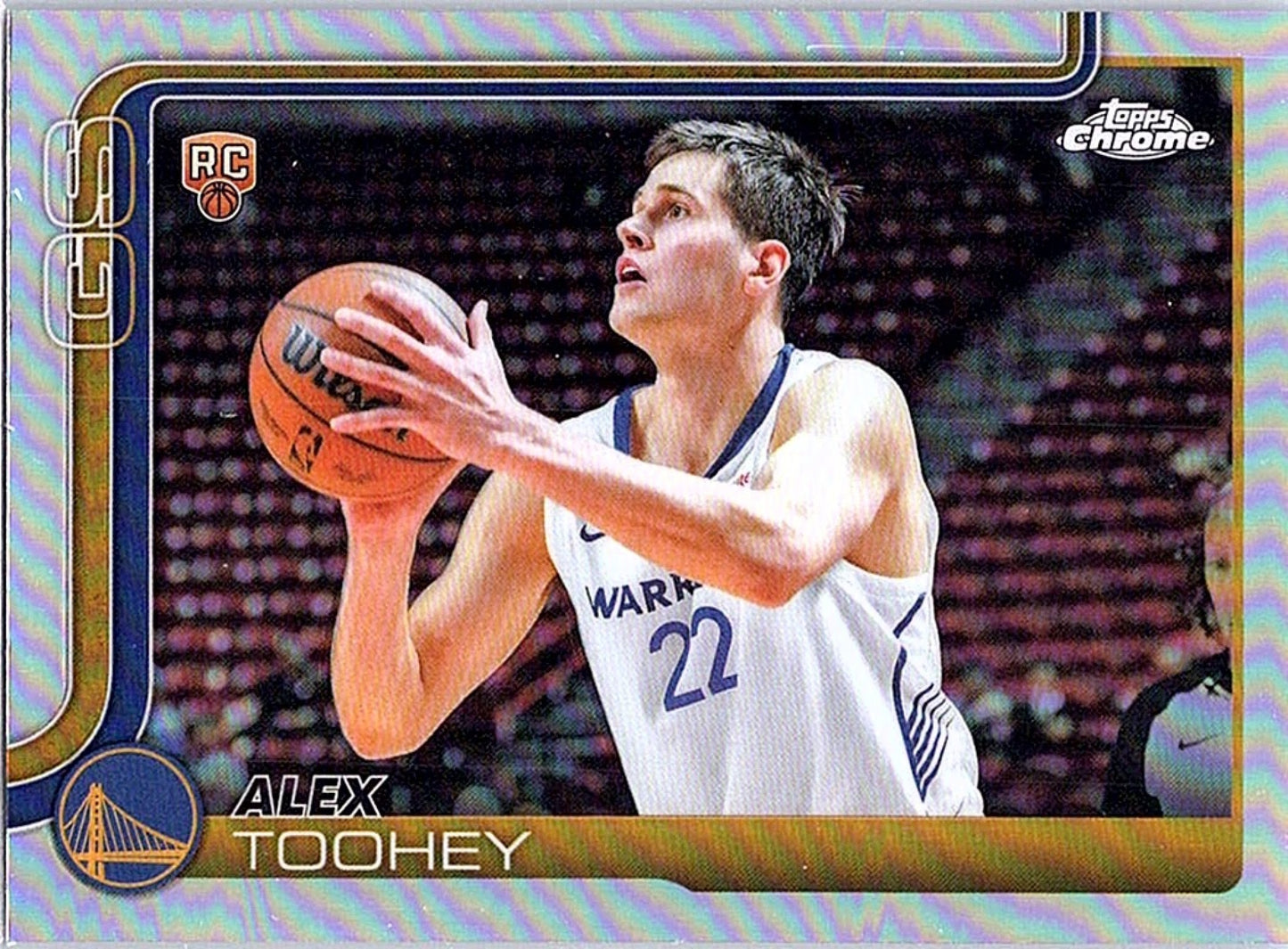 2025-26 Topps Chrome ALEX TOOHEY #298 Refractor RC Warriors