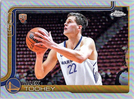 2025-26 Topps Chrome ALEX TOOHEY #298 Refractor RC Warriors