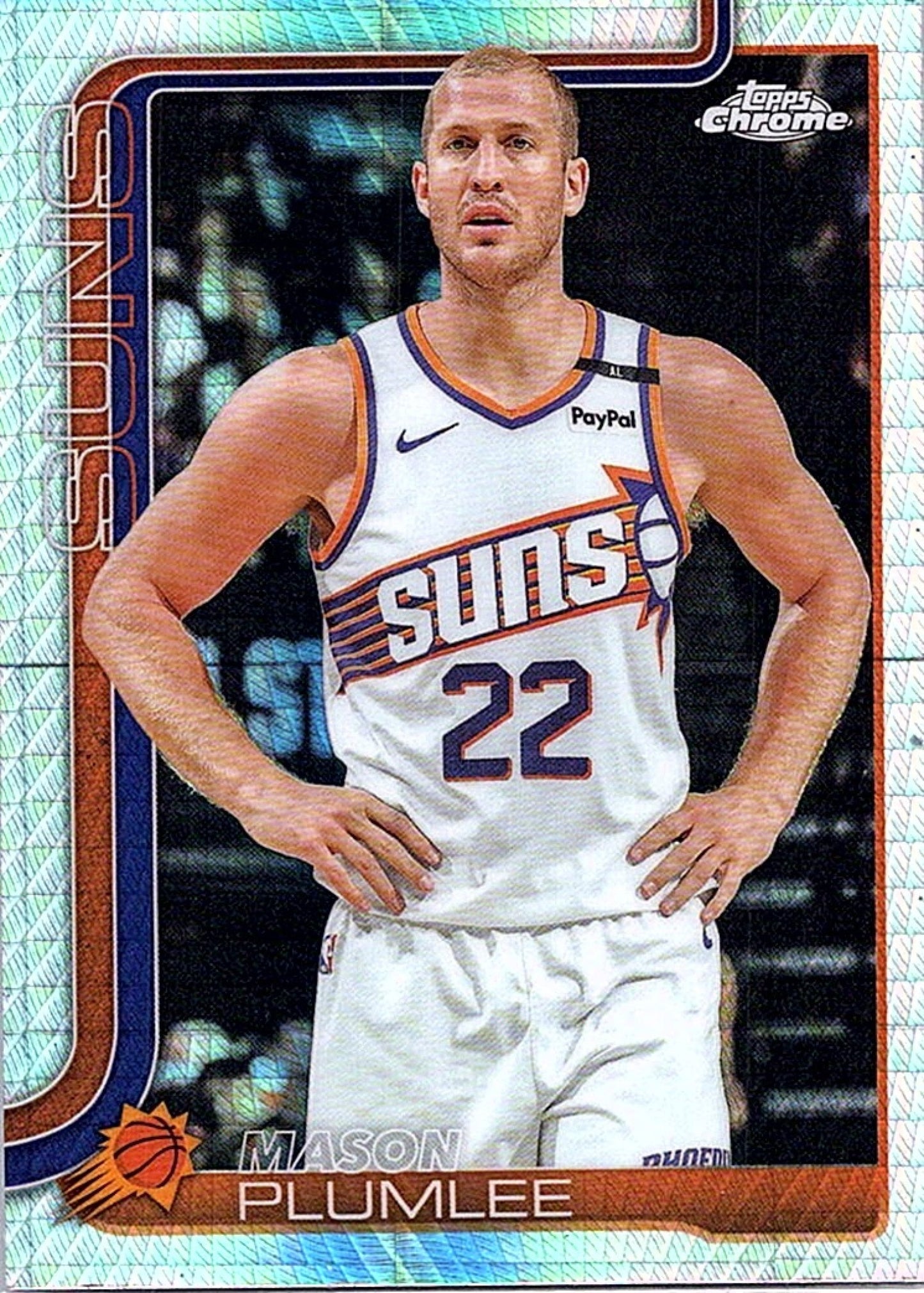 2025-26 Topps Chrome MASON PLUMLEE #106 Prism Refractor Suns