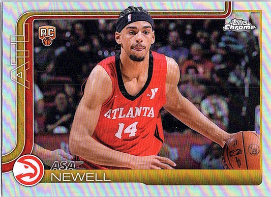 2025-26 Topps Chrome ASA NEWELL #273 Refractor RC Hawks