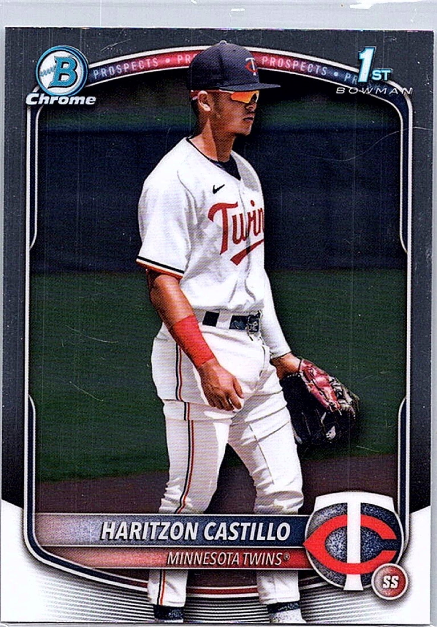 2025 Bowman Chrome HARITZON CASTILLO #BCP-161 1st Prospect Twins Baseball RC