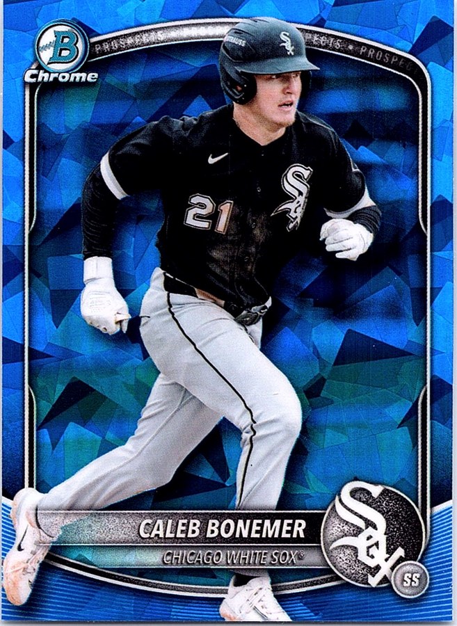 2025 Bowman Draft Sapphire CALEB BONEMER #BDC-184 Chicago White Sox