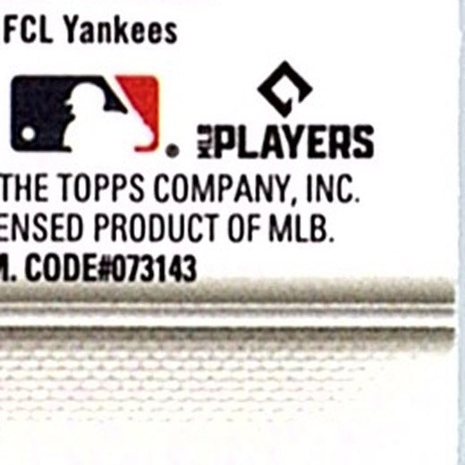 2024 Bowman Prospects RODERICK ARIAS #BP-100 Green Pattern New York Yankees