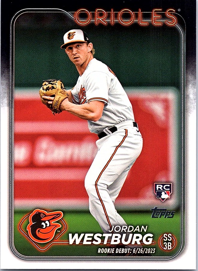 2024 Topps Baseball JORDAN WESTBURG #66 Baltimore Orioles