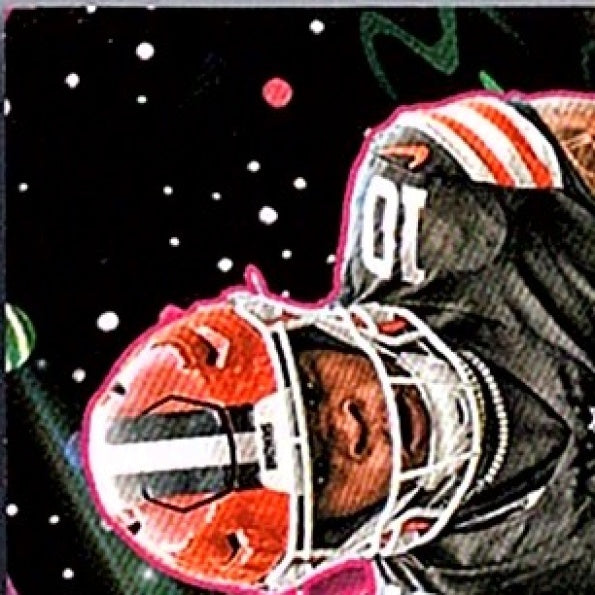 2025 Topps Cosmic Chrome QUINSHON JUDKINS #124 Blue Moon Refractor /99 RC Browns
